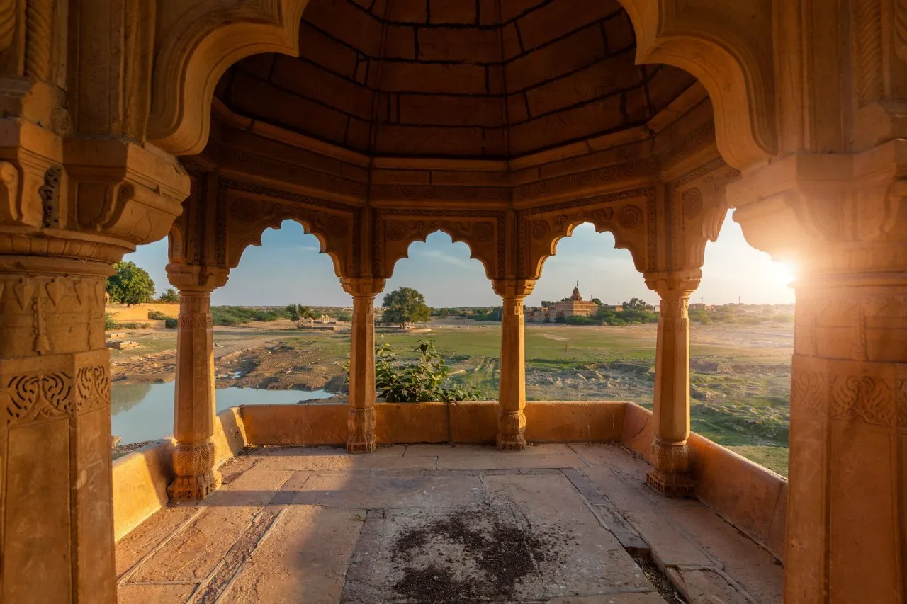 Camel safari in the Thar Desert