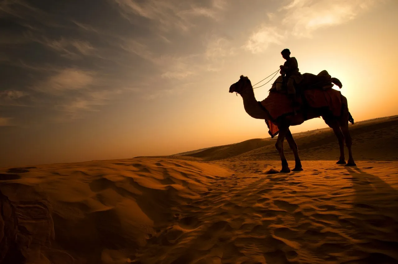 Jaisalmer desert safari landscape